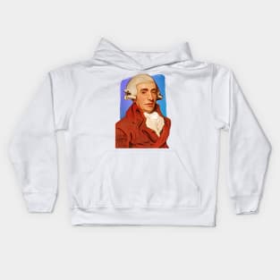 Austrian Composer Joseph Haydn illustration Kids Hoodie